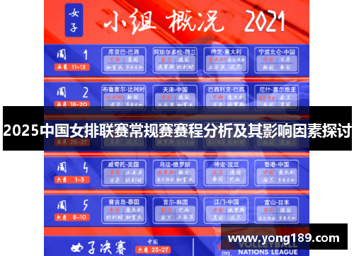 2025中国女排联赛常规赛赛程分析及其影响因素探讨